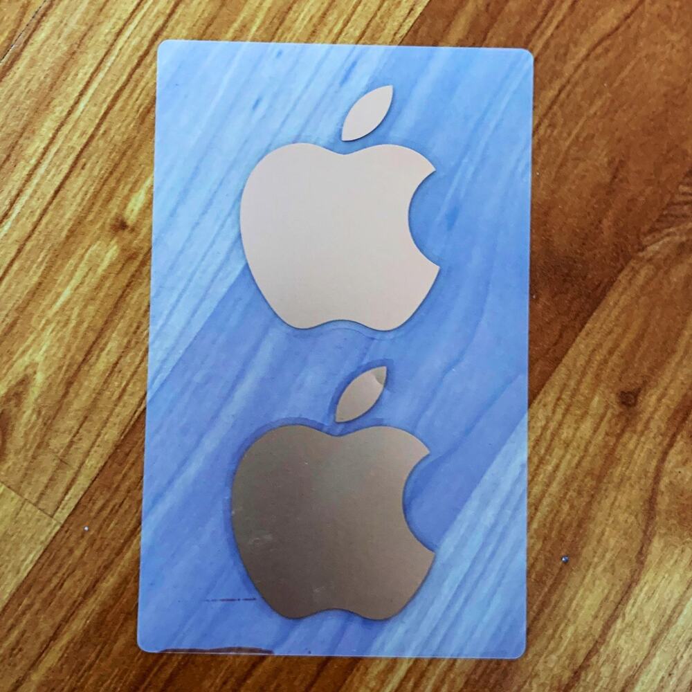Rose‎ Gold Apple Stickers